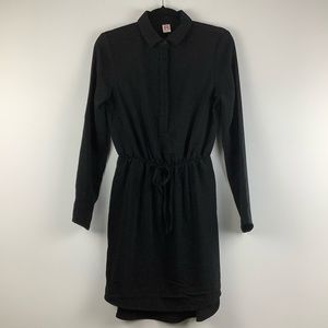 NWT A by Amanda Uprichard Button Tie Waist Dress